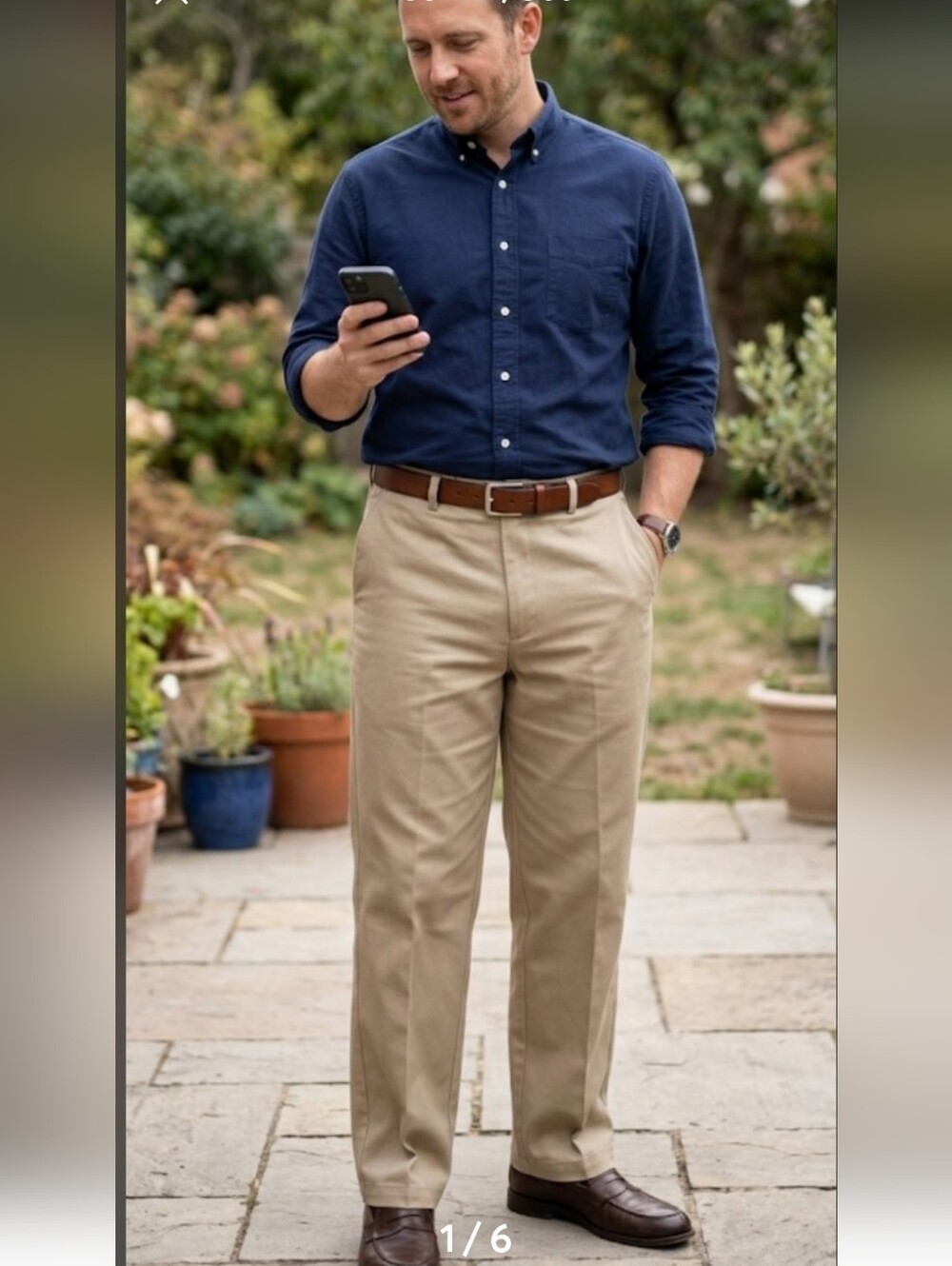 Dockers Men's Khaki Chino Pants in Beige